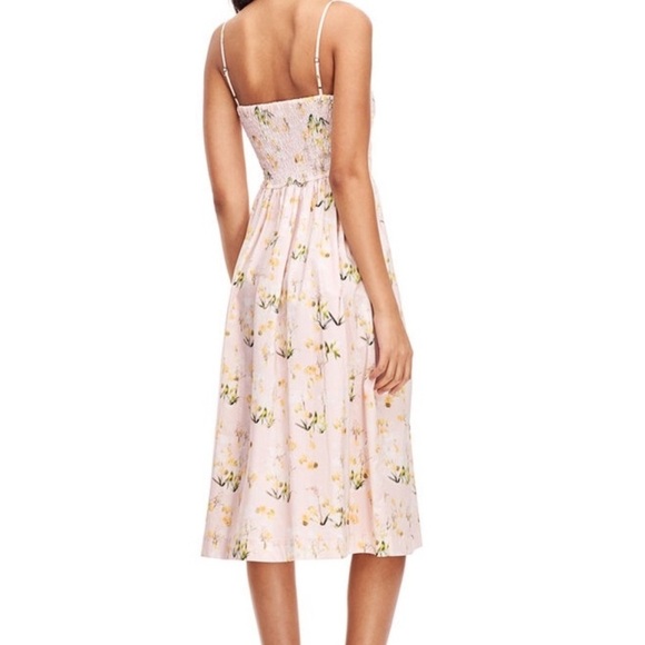 REBECCA TAYLOR Women’s Floral Print Midi Length Dress - Picture 3 of 14